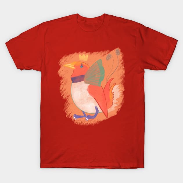 King Bird of Paradise T-Shirt by JessaCreation